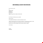 Event Invitation Email Template example document template