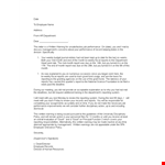 Month Employee Warning Letter - Written Notice for Employee example document template 