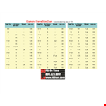 Discover the Perfect Diamond Size with Our Comprehensive Chart example document template