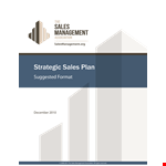Final Strategic Sales Plan example document template