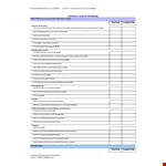 Create and Organize Meetings with Printable Task Checklist Template example document template