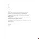 Farewell Email Template - Create a Thoughtful Goodbye Message | Position-Specific example document template