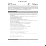 Production Engineer Resume example document template