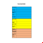 Effective Use Case Template | Clear and Concise Conditions example document template