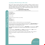 Rejection Of Offer Letter Template - Please Accept This Letter | Company Reputation example document template 