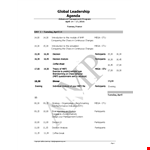 Sample Global Leadership example document template