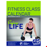 Fitness Class Calendar Template: Streamline Your Training with James' Circuit example document template 