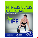 Fitness Class Calendar Template: Streamline Your Training with James' Circuit example document template