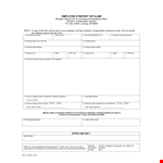Employee Claim Report - Get Compensation from Employer | Workers' Legal Assistance example document template