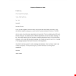 Expert Reference Letter for Allan Sinclair - Former Employer Recommendation example document template