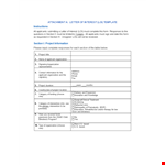 Project Letter of Interest - Get Noticed and Stand Out example document template