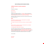 Effective Grievance Letter: Appeal Your Decision Today example document template