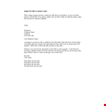 Simple Offer Acceptance Letter Template example document template