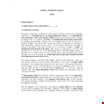 Probationary Employee Recommendation Letter example document template