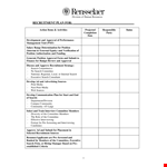 Recruitment Plan Example example document template
