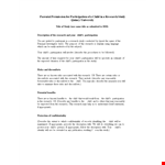 Parental Consent Form Template for Study, Research & Child Participation example document template