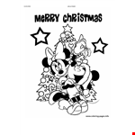 Free Disney Christmas Coloring Page- Add Some Magic to Your Holidays example document template