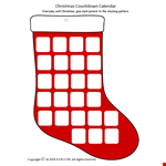 Printable Christmas Countdown Calendar Template Ksjixurk example document template