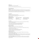 College Marketing Internship Resume example document template