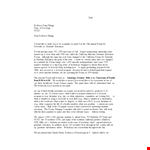 Panelist Invitation Letter example document template