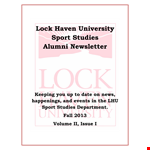Lhu Sport Admin Newsletter fa example document template