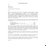 Demand Letter Template for School: Recover Outstanding Amount example document template