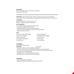 Entry Level Marketing Sales Resume example document template