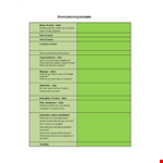 Event Planning Spreadsheet. Free Checklist Template example document template