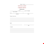 Community Service Letter Template - Serve Your Community with our Guidance | Westford Counseling example document template 