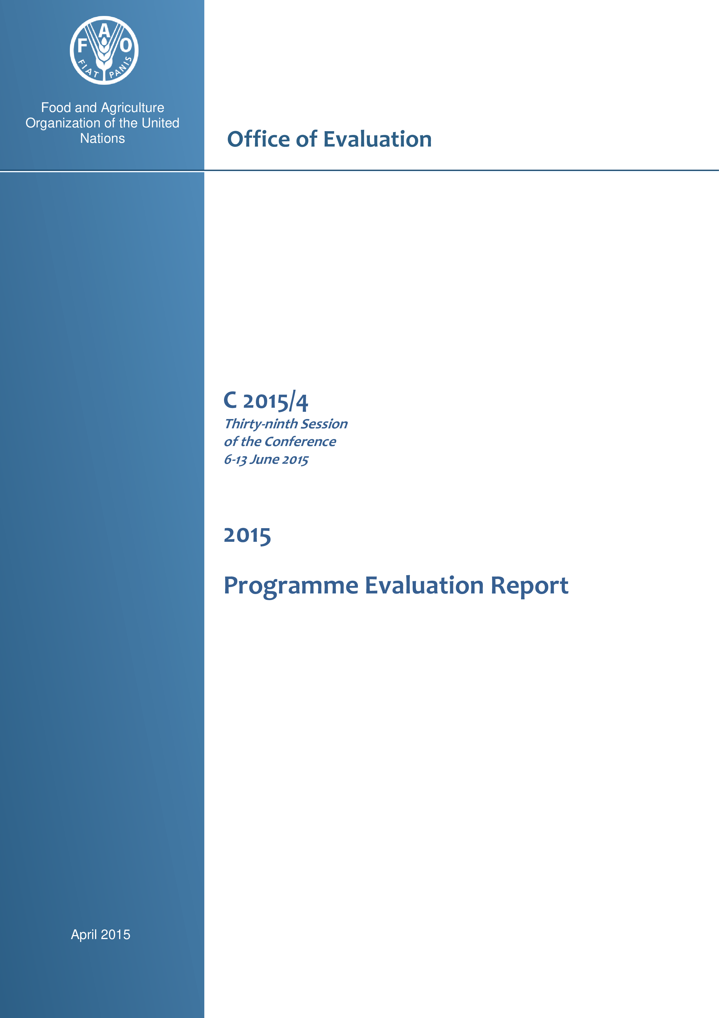 Program Evaluation Report