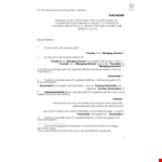 Shareholder Agreement for Company | Defining rights and responsibilities of shareholders example document template