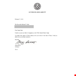 Manager Acceptance of Resignation Letter - Governor Abbott Thanks Seiler (Texas) example document template