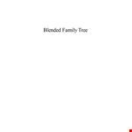 Create Your Family Tree with Our Blended Family Tree Template example document template