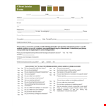 Massage Client Intake Form Template | Medical & Bodywork Client Intake Form example document template