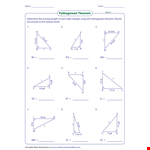 Discover the Power of the Pythagorean Theorem - Learn How to Solve Equations example document template