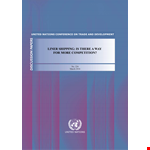 Shipping Agreements and Liner Competition Optimization example document template 
