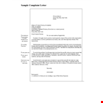 Claim Letter | State Your Problem | Get a Prompt Solution example document template