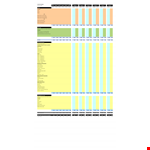 Cash Flow Statement in Excel Template example document template