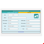 Efficient Contact List Template - Organize Notes, Numbers, and Addresses example document template