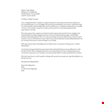 Hardship Letter Template - Address Your Reason to Lender example document template