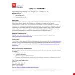 CompTIA Network+ Certification | Pearson example document template 