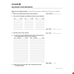 Track Your Finances with Our Checkbook Register - Total Your Balance and Checkbook Statement example document template
