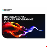 International Event Program Template example document template