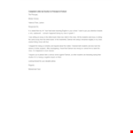 Teacher Complaint Letter Template example document template