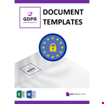 GDPR Documentation Templates example document template
