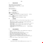 Special Education Administration Resume example document template
