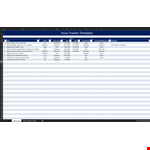 Issue Tracker Template in Excel example document template
