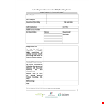 Clinical Audit example document template