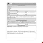 Joint Sponsorship Application Template example document template