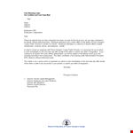 Free First Warning Letter Template example document template